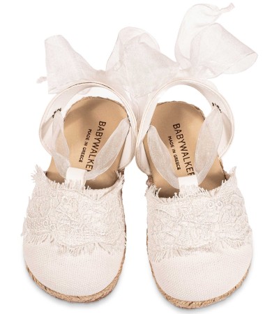 Βαπτιστικά παπούτσια κορίτσι BabyWalker Exc 5858 λευκό