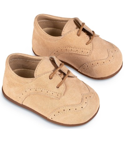 Βαπτιστικά παπούτσια αγόρι BabyWalker Pri 2112 μπεζ