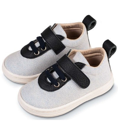 Βαπτιστικά παπούτσια αγόρι BabyWalker Bs 3078 λευκό - μπλε