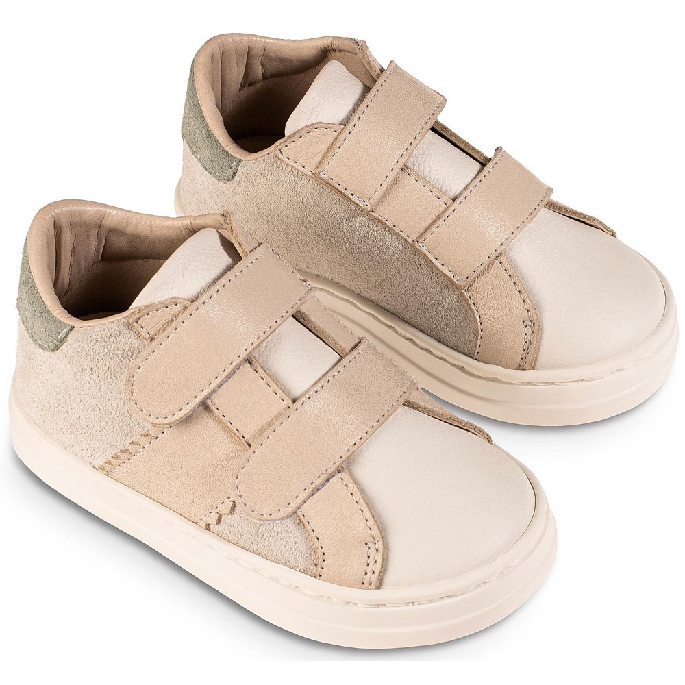 Βαπτιστικά παπούτσια αγόρι BabyWalker Bw 4280 εκρού - λευκό - μέντα