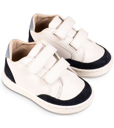 Βαπτιστικά παπούτσια αγόρι BabyWalker Bw 4281 λευκό - μπλε - σιέλ