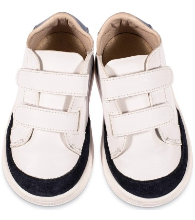 Βαπτιστικά παπούτσια αγόρι BabyWalker Bw 4281 λευκό - μπλε - σιέλ