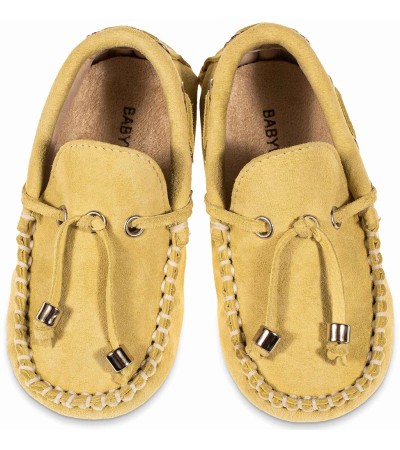 Βαπτιστικά παπούτσια αγόρι BabyWalker Bw 4139 κίτρινο