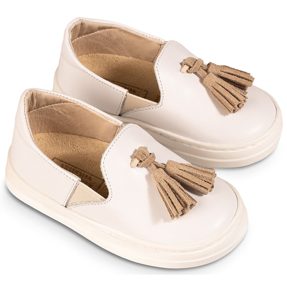Βαπτιστικά παπούτσια αγόρι BabyWalker Exc 5279 λευκό - εκρού