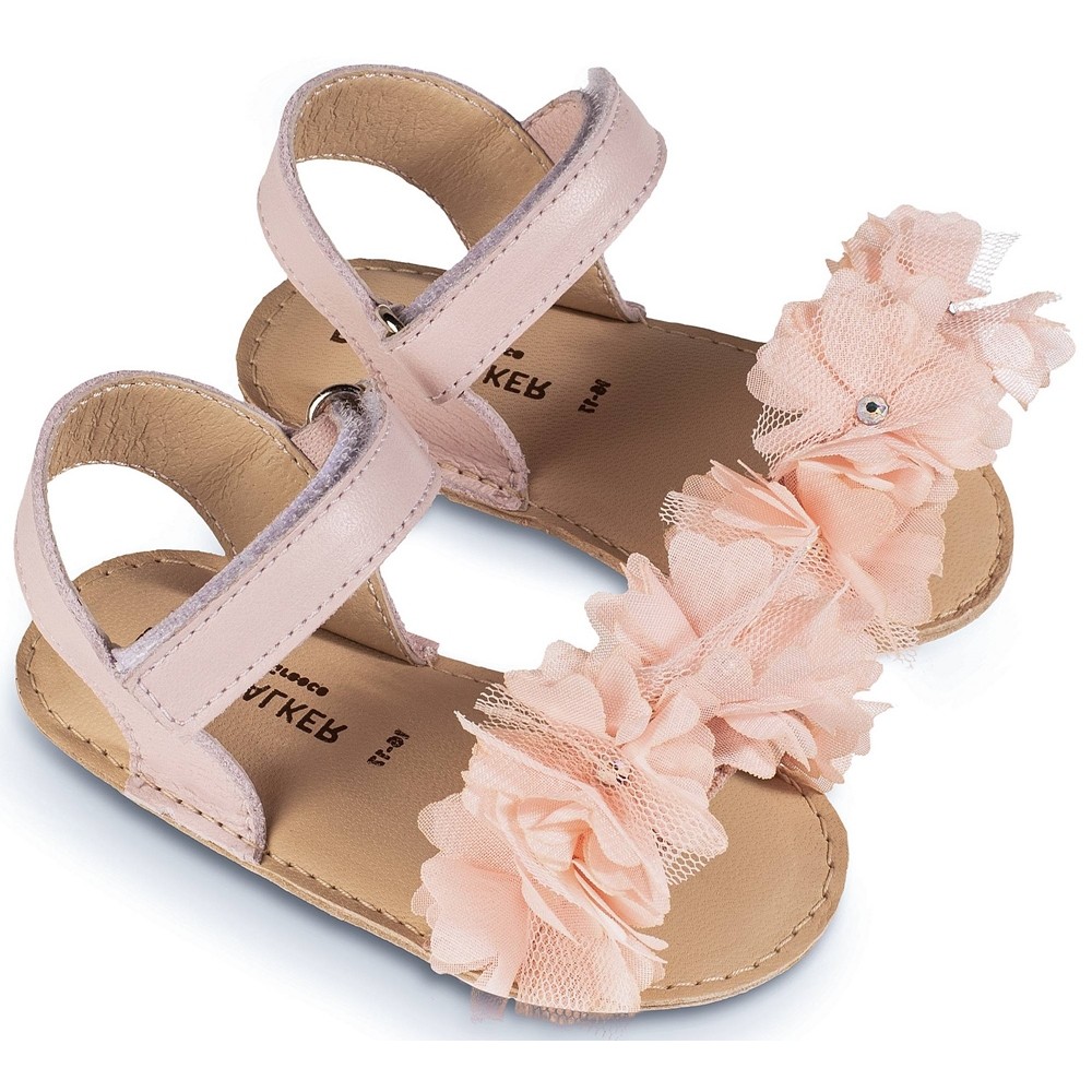 Βαπτιστικά παπούτσια κορίτσι BabyWalker Mi 1633 ροζ