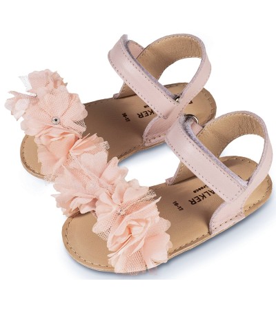 Βαπτιστικά παπούτσια κορίτσι BabyWalker Mi 1633 ροζ