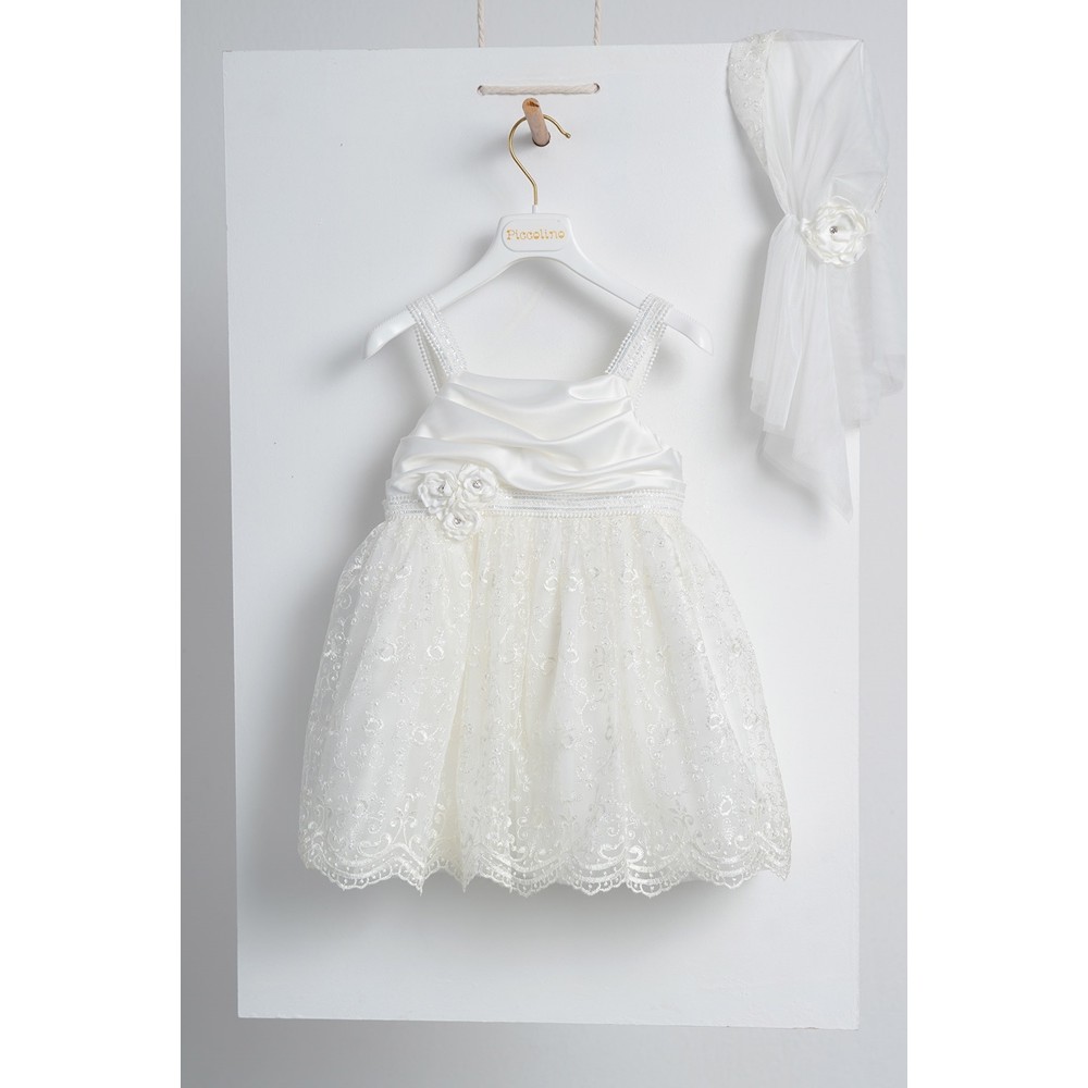 Βαπτιστικό φόρεμα Piccolino Emilia Ivory