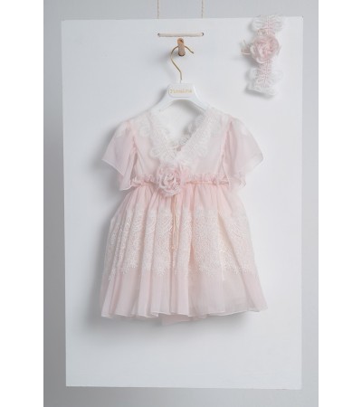 Βαπτιστικό φόρεμα Piccolino Athina Pink