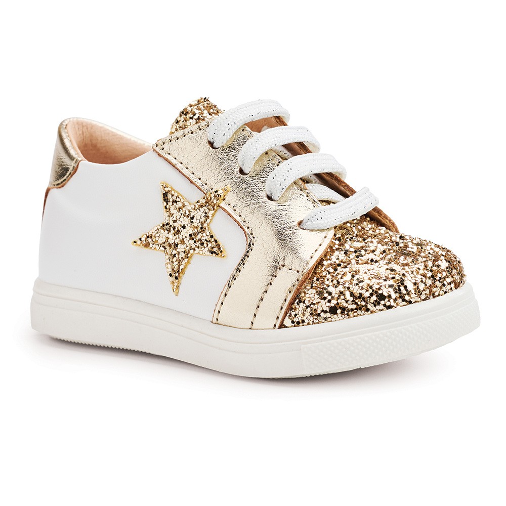 Βαπτιστικά παπούτσια κορίτσι Gorgino 2309-1 λευκό - χρυσό