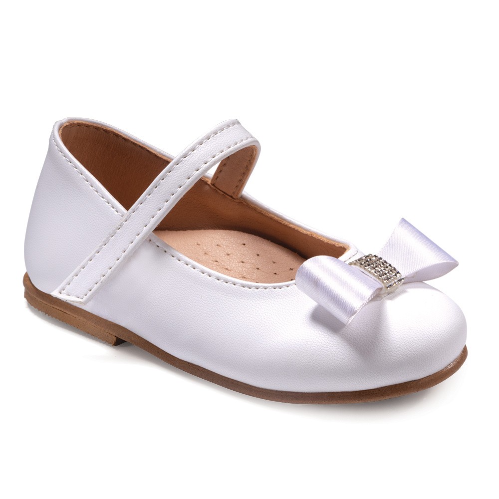 Βαπτιστικά παπούτσια κορίτσι Gorgino 2324-1 λευκό