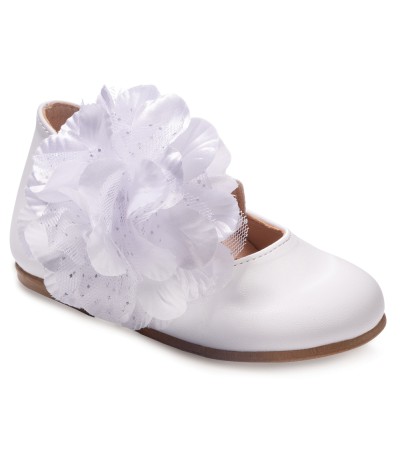 Βαπτιστικά παπούτσια κορίτσι Gorgino 2325-3 λευκό