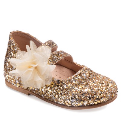 Βαπτιστικά παπούτσια κορίτσι Gorgino 2330-3 χρυσό