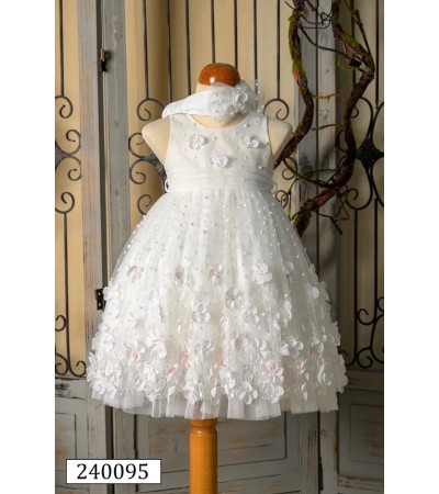 Βαπτιστικό φόρεμα Bebe en Rose 240095