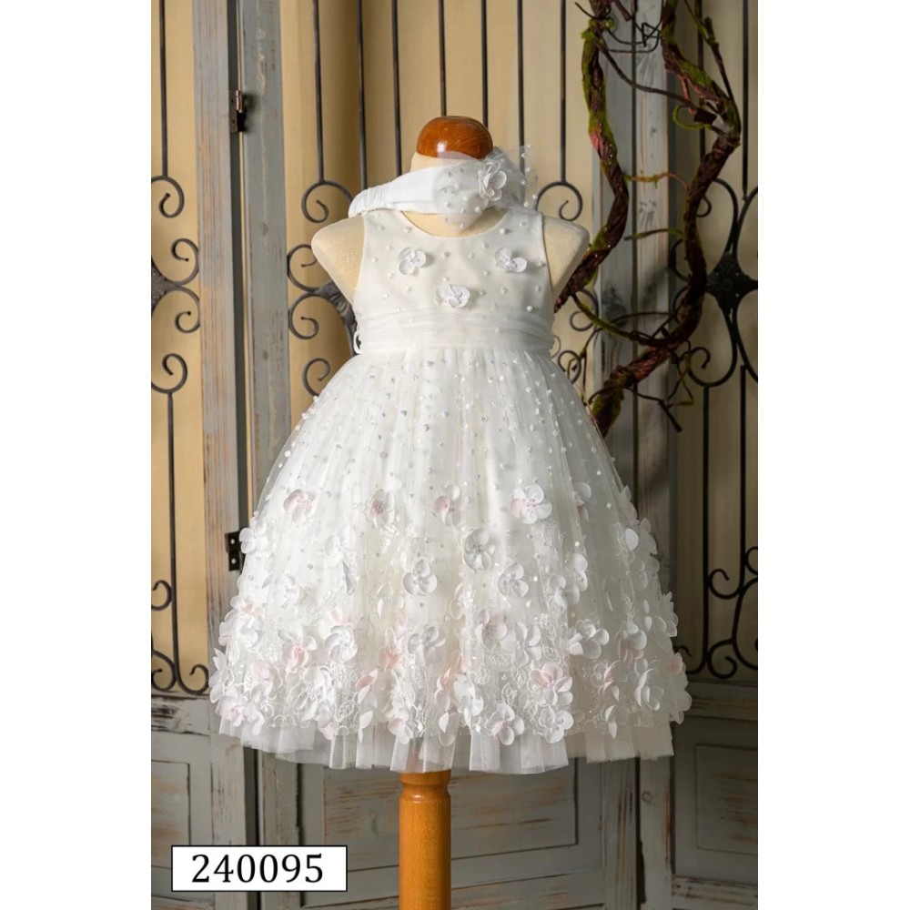 Βαπτιστικό φόρεμα Bebe en Rose 240095